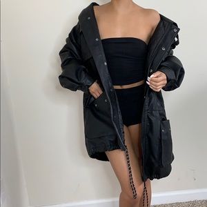 Black utility jacket